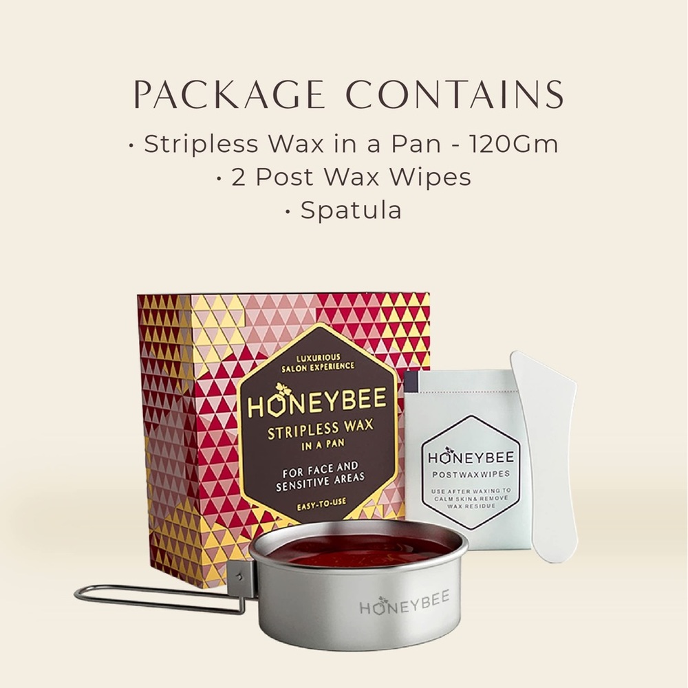HONEYBEE Stripless Wax in a pan - Picture 6 of 8